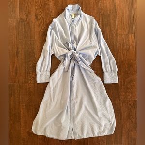 Baby Blue H&M Wrap Dress Sz L